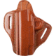 Gould &amp; Goodrich Open Top Two Slot Concealment OWB Belt Holster, 1911-Style/Para Ordnance P14 .40, Left Hand, Chestnut Brown, 800-194LH