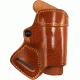 Gould &amp; Goodrich Small of Back Concealment OWB Belt Holster, Glock 17/22/31, Right Hand, Chestnut Brown, 806-G17