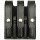 Gould &amp; Goodrich Triple Magazine Case, Glock 17, 22, 31, Nickel, Black, K630-3