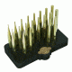 Grace USA 20 Piece Brass Punch Set w/Bench Block BP20SBB