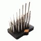 Grace USA Gunsmith 27 Pieces Steel &amp; Brass Roll Pin Spring Punch Set with Bench Block, GRSBRP27SBB