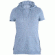 Ziggy Hooded Top - Womens-Laguna Blue-Small