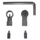 Grand Power Stribog Steel Flip Up Sight Set, Black, GPSP9A1SSET