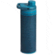 Grayl UltraPress Purifier Bottle, Forest Blue, 16.9 oz, 500-FOR