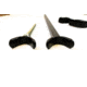Great Day Quick-Draw Overhead Gun Rack for JEEP, Black, Fits 42-48in Rollbar Width, QD857-OGR-JEEP