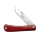 Great Eastern #21 Farm &amp; Field Bull Buster Folding Knife, 3.625in, 1095, Drop Point Blade, Micarta, Red Handle, Autumn Smooth Bone, Red/Gray, 8.25 inch, BHQ-193577