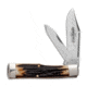 Great Eastern #44 Northfield UN-X-LD Gunstock Buffalo Jack Folding Knife, 2.875in, 1095, Clip Point, Pen Blade, Stag, Brown Handle, Brown/Gray, 6.375 inch, BHQ-88846