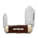 Great Eastern #46 Tidioute Cutlery Whaler Folding Knife, 3.00in, 1095, Drop Point Blade, Ironwood, Wood Handle, Wood/Gray, 7.375 inch, BHQ-84591