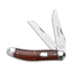 Great Eastern Cutlery GEC Northfield UN-X-LD Bayou Trapper Cocobolo Wood 3" Satin, Brown, 1095, adult, BHQ-224295