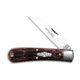 Great Eastern Northfield UN-X-LD Folding Knife, 3.10in, 1095, Wharncliffe Blade, Bone, Purple Handle, Sage Horsecut India Bone, Purple/Gray, 6.95 inch, BHQ-195611