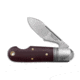 Great Eastern Cutlery GEC Tidioute Cutlery #25 Beerlow Pocket Knife Coral Canvas Micarta2.1" Satin, Brown, 1095, adult, BHQ-181318