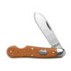 Great Eastern Tidioute Cutlery #56 Jigged Natural Folding Knife, 2.55in, 1095, Drop Point Blade, Micarta, Brown Handle, Brown/Gray, 6.125 inch, BHQ-184246