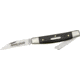 Great Eastern Equal End Folding Knife,Wharncliffe/Coping Blade, Black Buffalo Horn Handle GEC610211