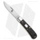 Great Eastern Mustang #74 Folding Knife, 3.00in, 1095, Drop Point Blade, Bone, Black Handle, Black/Gray, 6.875 inch, BHQ-117669