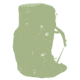 Wander 70 Youth Pack-Chlorophyll-S/M