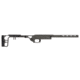 Grey Birch MFG Remington 700 SA 10in Forend/Folding Stock Chassis System, Black, LaChassis-700SA-10-BLK
