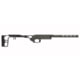 Grey Birch MFG Remington 700 SA 10in Forend/Folding Stock Chassis System, Black, LaChassis-700SA-10-BLK