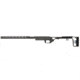 Grey Birch MFG Remington 700 SA 16in Forend/Folding Stock Chassis System, Black, LaChassis-700SA-16-BLK