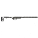 Grey Birch MFG Remington 700 SA 16in Forend/Folding Stock Chassis System, Black, LaChassis-700SA-16-BLK