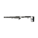 Grey Birch MFG Ruger 10/22 5in Forend/Folding Stock Chassis System, Black, LaChassis-10/22-5BLK