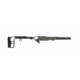 Grey Birch MFG Ruger 10/22 5in Forend/Folding Stock Chassis System, Black, LaChassis-10/22-5BLK