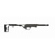 Grey Birch MFG Tikka T1X 5in Forend/Folding Stock Chassis System Right Hand, Black, LaChassis-T1X-RH-5-BLK