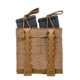 Grey Ghost Gear Double M4/Pistol Mag Pouch, MALICE Clips for MOLLE/PALS, Coyote Brown 10099-14