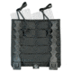 Grey Ghost Gear Double Mag Pouch, Fits AR15 Magazines, Laminate Construction, Black, Includes 2 MALICE Clips, 1086-2