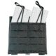 Grey Ghost Gear Double Mag Pouch, Fits AR15 Magazines, Laminate Construction, Black, Includes 2 MALICE Clips, 1086-2