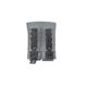 Grey Ghost Gear Double Pistol Mag Pouch, MALICE Clips for MOLLE/PALS, Wolf Gray 1019-28