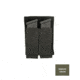 Grey Ghost Gear Double Pistol Mag Pouch, MALICE Clips for MOLLE/PALS, Ranger Green, 1019-6