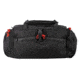 Grey Ghost Gear Range Bag, 1260 cubic inches, Black with Red Zipper Pulls, 60200-2