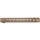 Grey Ghost Precision AR-10 M-LOK Handguard, 18 in, FDE Cerakote, GGP-308-18-HG-FDE