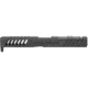 Grey Ghost Precision Glock 17 Gen4 Stripped Slide, RMR Cut, Version 1 - Angled Serration Pattern, 17-4 SS, Black Nitride, GGP-17-4-OC-V1