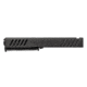 Grey Ghost Precision Glock 19 Gen 3 Slide, Complete - V1 w/Non-Threaded Barrel, Black, APGG100014N