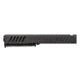 Grey Ghost Precision Glock 19 Gen 4 Slide, Complete - V1 w/Non-Threaded Barrel, Black, APGG100020N