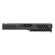 Grey Ghost Precision Glock 19 Gen 4 Slide, Complete - V1 w/Non-Threaded Barrel, Black, APGG100020N