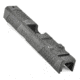 Grey Ghost Precision Glock 19 Gen3 Stripped Slide, RMR Cut, Version 2 - Diamond Checkering Pattern, 17-4 SS, Black, GGP-19-3-RMR-2