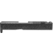 Grey Ghost Precision Glock 43 Stripped Slide, Version 1 - Angled Serration Pattern, 17-4PH SS, DLC, Black, GGP-SPG43-V1-BLK