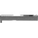 Grey Ghost Precision Glock 43 Stripped Slide, Version 1 - Angled Serration Pattern, 17-4PH SS, DLC Grey, GGP-SPG43-V1-GRY
