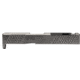 Grey Ghost Precision Glock 43 Stripped Slide, Version 2 - Diamond Checkering Pattern, 17-4PH SS, DLC Grey, GGP-SPG43-V2-GRY