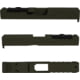 Grey Ghost Precision Version 3 Pistol Slide w/ RMR-DP Pro Cut, Glock 19 Gen 5, 17-4 Stainless Steel, Olive Drab Cerakote, GGP-19-5-OC-OD-V3