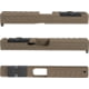 Grey Ghost Precision Version 6 Pistol Slide w/ RMR-DP Pro Cut, Glock 17 Gen 5, 17-4 Stainless Steel, FDE Cerakote, GGP-17-5-OC-FDE-V6