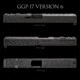 Grey Ghost Precision Version 6 Pistol Slide w/ RMR-DP Pro Cut, Glock 17 Gen 5, 17-4 Stainless Steel, Nitride Coated, Black, GGP-17-5-OC-V6