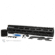 Griffin Armament SR-Rigid M-Lok Rail, 12.5in, Black, Large, LPRSR125