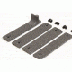 Griffin Armament Rail Shield MLok Panels, Gray RSGRY