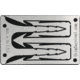 Grim Workshop Gigging Spear Card, Stainless Construction, 3.5in x 2in, GWGIGCRD