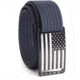 Grip6 Narrow Black Flag Buckle w/Navy Strap, 44, NB-USA-NJA-LS-NAV-1.1-44