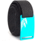 Grip6 Narrow Surf Aqua Buckle Belt w/Black Strap, 42, NB-SURF-AUR-LS-BLK-1.1-42
