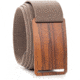 Grip6 Standard Olive Wood Buckle w/Brown Strap, 42, SB-OLIVE-MS-CUB-1.5-42
